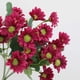thumbnail image 2 of 5 BUNDLES Madres Artificiales Flores Margarita Falsa para La Boda en El (rosa) Rojo, 2 of 9