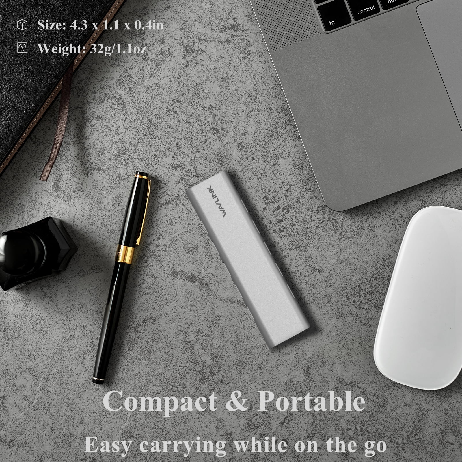8TB SSD Enclosure, 10Gbps USB to NVMe PCI-E & SATA SSD Case, with UASP Trim for M-Key/B+M Key SSD