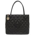 thumbnail image 2 of Pre-Owned Chanel Reissue Tote Caviar Skin Black 7th Series Bag Coco Mark 0212 CHANEL (Good), 2 of 11