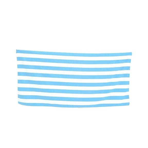 Godom 1PCS Microfibre Reversible Beach Towel, Colour Woven Striped Bath Towel Quick Drying Sports Beach Towel