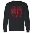 thumbnail image 2 of UGP Campus Apparel Straight Outta Atlanta Long Sleeve T-Shirt - 3X-Large - Black, 2 of 6