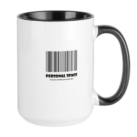 

CafePress - Personal Space Large Mug - 15 oz Ceramic Large Mug