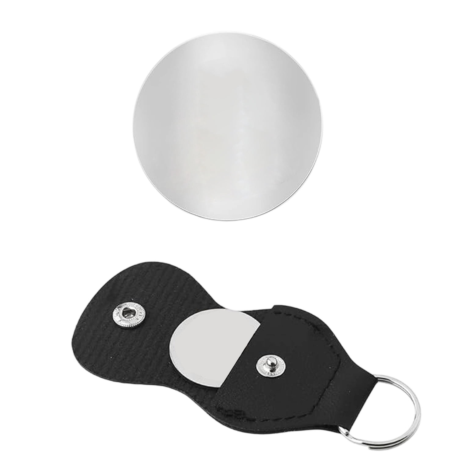 Mini Clear PVC Keychain Pouch, Portable Waterproof Zippered