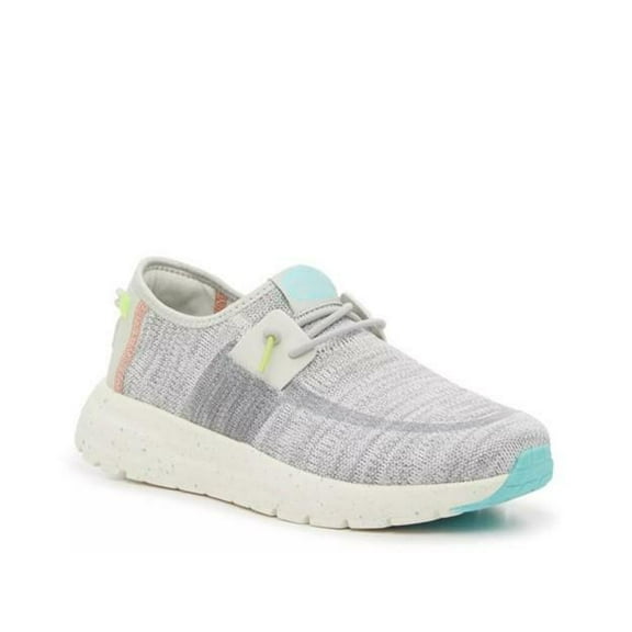 Hey Dude Women's Sirocco W Speckle Grey Size 12 | Women's Shoes | Women Slip-on Sneakers | Comfortable & Light-Weight