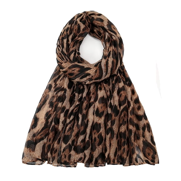 Bufanda Vimate Estampado Leopardo Ligera 178x89 cm 0,1 kg