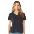 thumbnail image 2 of BELLA + CANVAS Women’s Jersey V-Neck T-Shirt, Assorted Short Sleeve Shirts 100% Ring-Spun Cotton Bulk V-Neck Tee, Mix Tees (Dark Color 6 Pack, L), 2 of 8