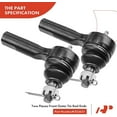 thumbnail image 5 of A-Premium 10Pcs Front Suspension Kit Lower Control Arm and Ball Joint Assembly Sway Bar Link Tie Rod End Rack and Pinion Bellow Compatible with Ford Escape Mazda Tribute 2001-2004, 5 of 9
