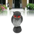 Owl Decoy,Plastic Owls to Scare Birds Away,Fake Keep Away,Garden Squirrels,Owl Scarecrows for
