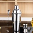thumbnail image 2 of Juego de coctelera profesional (26.5 onzas) - Juego de coctelera profesional de acero inoxidable de alta calidad, coctelera de Martini de acero inoxidable ShuxiuWang 1327533080262, 2 of 5