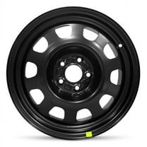 New OEM Surplus Wheel 17x6.5 in for 2007-2017Jeep Compass Painted Black 17 inch Steel Rim