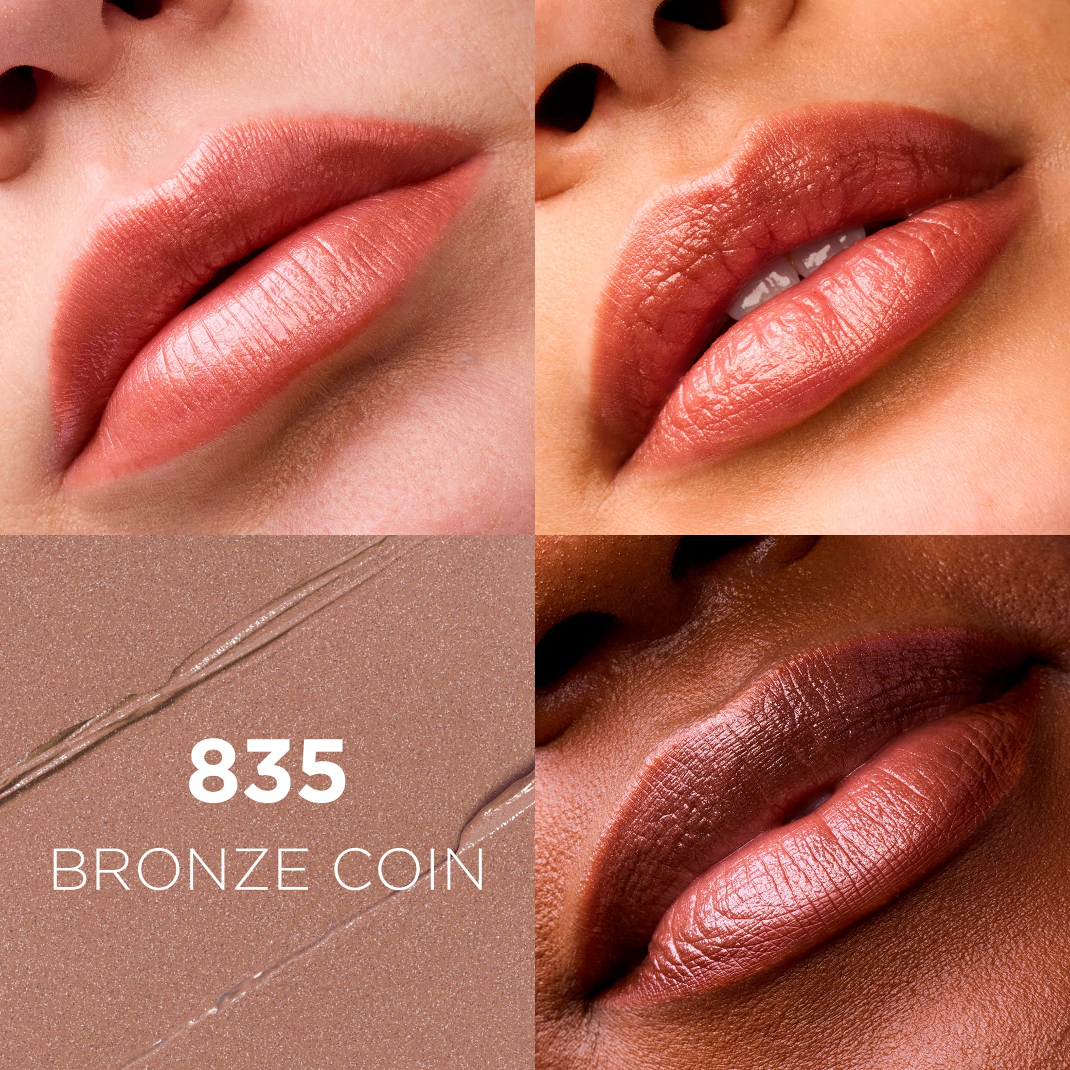 (2 pack) L'Oreal Paris Colour Riche Original Satin Lipstick for Moisturized Lips, 835 Bronze Coin