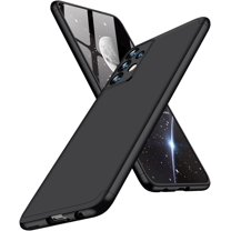 Compatible with Samsung Galaxy A23 5G Case Slim Shockproof Hard PC Military Grade Silicone Case Anti-Scratch Full Body Protective Slim Phone Case for Samsung Galaxy A23 5G.3 in 1 Black