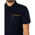 thumbnail image 4 of Fila Gold Bruni Pocket Polo Shirt, Blue, 4 of 5