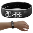 thumbnail image 4 of IP65 Waterproof Vibrating Alarm Wristband, Silent Wake Up Alarm Clock Watch for Heavy Sleepers Men Women (Black), 4 of 11