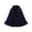 47# Navy, variant on Women's Oversize Knit Cape Coat Winter Warm Poncho Fur-Collar Shawl Wrap Cardigan Cloak Red One Size