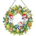 thumbnail image 2 of Guirnalda Taladro DIY Con Forma Especial Oso Navideña Pingüino Y Papá Noel, 2 of 9