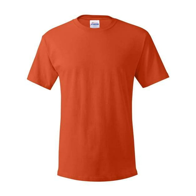 Camiseta de cuello redondo Hanes TAGLESS ComfortSoft naranja 3XL 5280