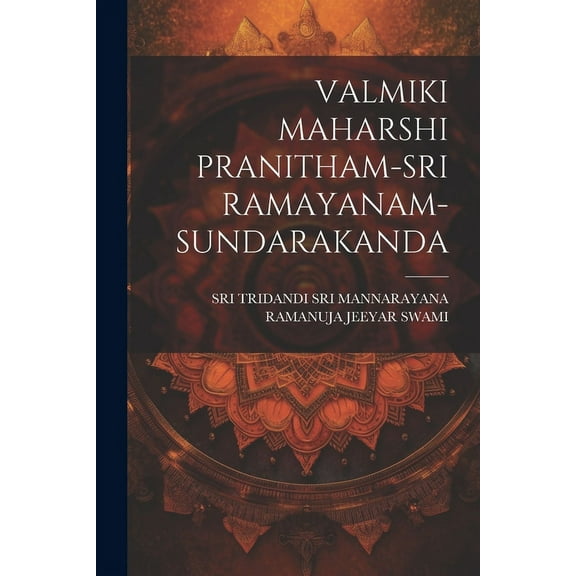 Valmiki Maharshi Pranitham-Sri Ramayanam-Sundarakanda (Paperback)