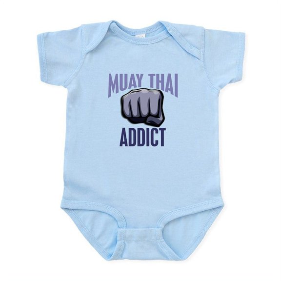 CafePress - Muay Thai Addict Infant Bodysuit - Baby Light Bodysuit, Size Newborn - 24 Months