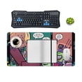 thumbnail image 4 of Comedy Invader Zim Mouse Pad Extended Gaming No-sliped Large Desk Mat Stitched Edge Keyboard Mat Mousepad, 4 of 7