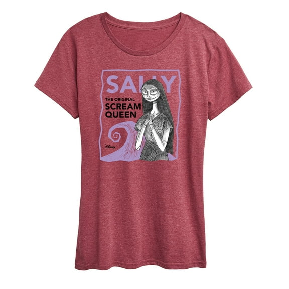 The Nightmare Before Christmas - Sally Scream Queen - Women's Short Sleeve Graphic T-Shirt