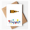 thumbnail image 1 of Summer Sail Brown Fort Pixel Cartes de Mariage Félicitations Enveloppes de Vœux, 1 of 3