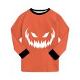 thumbnail image 4 of Kogui Kids Halloween Pajamas Set Long Sleeve Soft 2 Piece Pjs For Toddler Boys And Girls 4T 5T (Watermelon Red,4-5 Years), 4 of 9