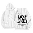 thumbnail image 3 of TrendOFT Christian Hoodies for Men Love Like Jesus Inspirational God Faith Sweatshirt Vintage Bible Verse Graphic Pullover Tops White XXL, 3 of 8