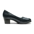 thumbnail image 2 of Dream Pairs Womens Low Block Heel Pump Shoes Round Toe Arch Support Slip On Dress Pumps, 2 of 11