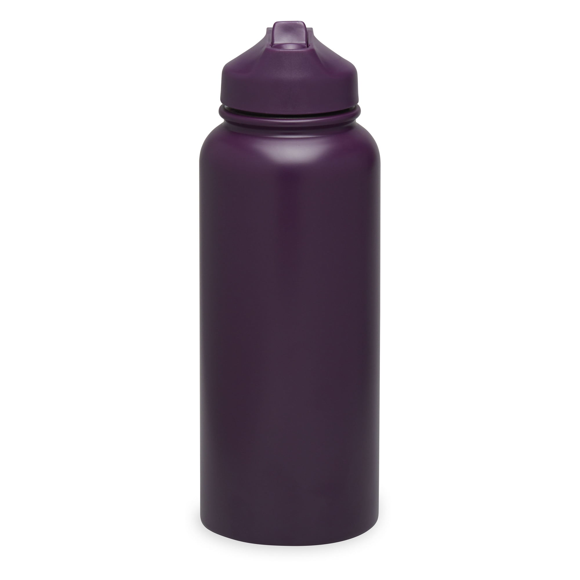 Pure Purple Iridescent Stainless Steel Water Bottle