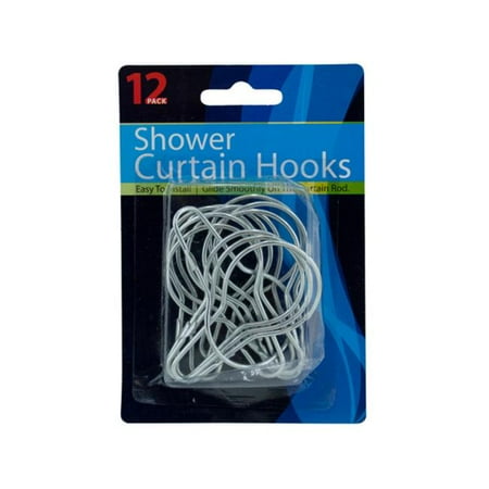 Bulk Buys Mr094 24 Metal Shower Curtain Hooks Set Walmart Canada