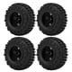 thumbnail image 2 of Neumáticos De Goma Delanteros Y Traseros, 4 Uds. Neumáticos RC Y Juego De Llantas De Rueda Mejor Agarre Resistente Duradero Para SENTON Para Coche 1/10 RC Cergrey 6 Spoke Wheel Rims and Rubber Tires, 2 of 8