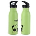 thumbnail image 6 of Stainless Steel Sport Water Bottle, 500ML/17oz Cute Animal Pattern Vacuum Insulated Water Bottle with Sucking Mouth for Gym, Travel, Sports [Green Panda], 6 of 9