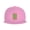 Pink, variant on Flat Bill Visor Classic Snapback Hat Mardi Jester Adjustable Baseball Cap for Men Women Pink