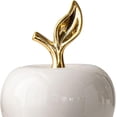 thumbnail image 2 of ABCISI Ceramic Fruit, Artificial Apple Statue Figurine Gifts, Tabletop Fruit Sculpture Ornament for Dining Room Home Bookshelf Decor, White,, 2 of 14