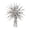 Silver, variant on Christmas Tree Topper, 11.8 Inch Large Christmas Starburst Tree Topper, Luxe Xmas Tree Decorations for Holiday Home Party Decor, Gold