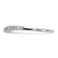 thumbnail image 3 of Solid 14K White Gold Diamond Wedding Band Ring Size 8.5 (.252 cttw.), 3 of 8