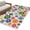 Blue, variant on Round Rug 7Ft Washable Non-Slip, Vintage Boho Floral Circle Area Rugs for Living Room Bedroom, Yellow Pink Floral Bohemia Beige Indoor Floor Mats Carpet Runner for Home Decor Aesthetic