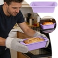thumbnail image 2 of Mini Silicone Bread Loaf Pans Non Stick Bread Pans For Baking Cake Pan Bakeware Oven Baking For Cake Bread Meatloaf And Lasagna One Size Gift, 2 of 7