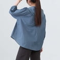 thumbnail image 4 of KyCheLot Women's Plus Size Coats Long Sleeve Zip up Solid Color Hoodie Jackets Loose Breathable Workout Clothes, 4 of 7