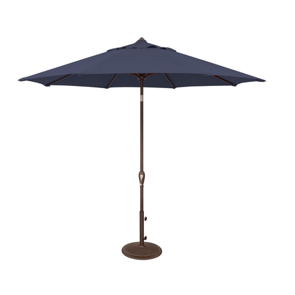 SimplyShade SSUM91-0900-A5439 9 ft. Aruba Octagon Auto Tilt Market Sunbrella Umbrella, 5439 Navy
