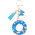 thumbnail image 1 of ORUYROP Initials Letter Keychain Blue Tassel Butterfly Pendant for Women Girls Wallet Backpack Purses, 1 of 3
