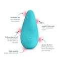 thumbnail image 5 of plusOne Vibrating Mini Soft Touch Massager, 10 Vibration Settings, Waterproof, 5 of 18