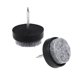 thumbnail image 1 of Almohadillas de fieltro para muebles, protectores de patas de silla y mesa, 20 mm de diámetro, negras, 26 piezas, 1 of 5