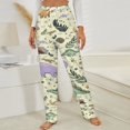 thumbnail image 3 of Dinosaurs In Yellow Winter Female Pants Flannel High Waist Women Pants Lady Warm Straight Leg Plush Trousers, 3 of 7