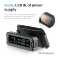 thumbnail image 2 of Trayknick 1 Set USB TMPS Easy Installation Real-time Monitoring Stable Digital Tire Pressure Monitoring System for Car, 2 of 13