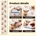 thumbnail image 5 of Farmhouse Peel and Stick Wallpaper 17.7in x 9.8ft Cute Highland Calf Pink Cherry Blossoms Soft Contact Paper Vinyl Waterproof Self Adhesive Wall Paper for Bedroom Shelf Cabinet Renter Friendly, 5 of 8