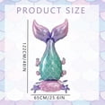 thumbnail image 5 of 2PCS Large Mermaid Tail Balloons, Mermaid Decorations for Summer Beach Birthday Under the Sea Ocean Theme Party Supplies, Standing Foil Balloons 48 Inch, 5 of 7