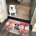 thumbnail image 2 of Happy Valentine’s Day Adorable Border Collie Puppy Holding Heart Balloon Doormat Borders Dog Lovers Gifts Idea Indoor Outdoor Welcome Mat - 00030, 2 of 5