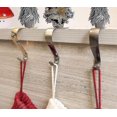thumbnail image 3 of Soportes para calcetines navideños Gancho para calcetines de chimenea de metal Gancho para manto de guirnalda para decoración navideña (2 piezas-negro), 3 of 5